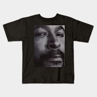 Marvin Gaye CloseUp Kids T-Shirt